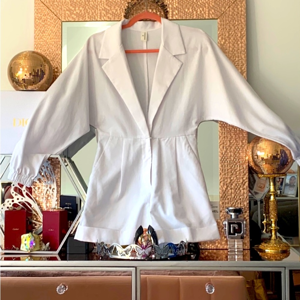 Commense White Women's Pants